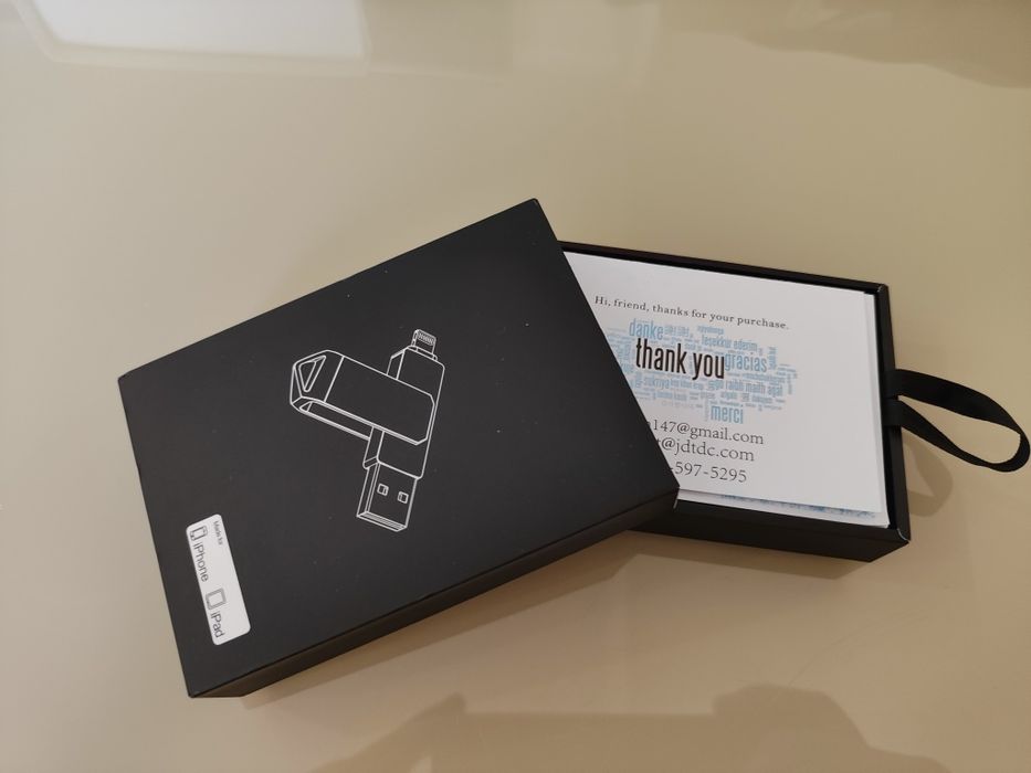 Швидкісна флешка jdtdc 512 gb для iphone, ipad, pc, lighting usb, нова