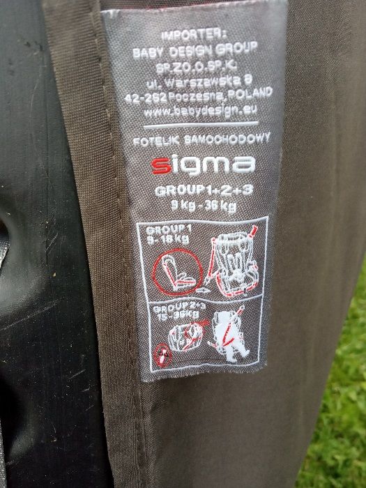 foteli samochodowy espiro sigma