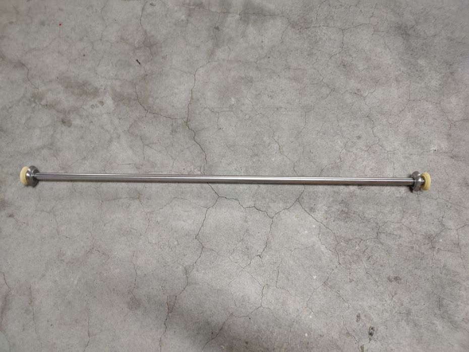 Varão cortina casa de banho extensível aço inox