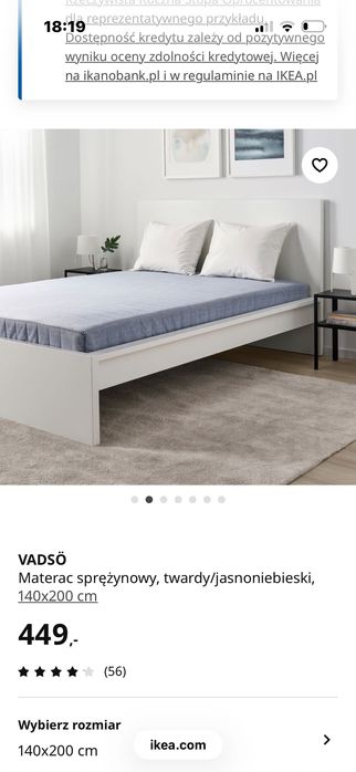 Materac Ikea 140x200