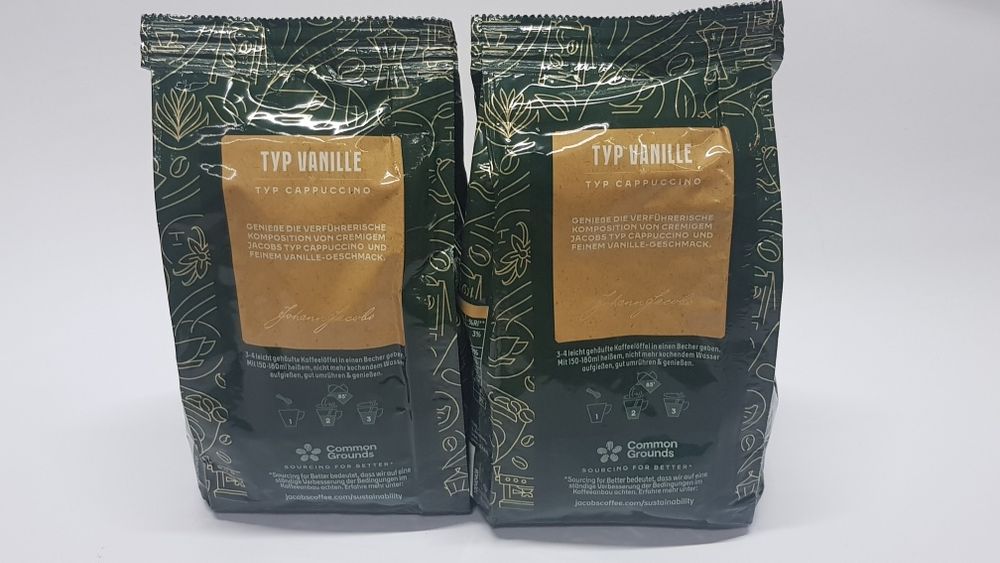 2x cappuccino Jacobs Vanilia z Niemiec smak waniliowy