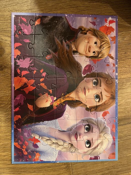 Puzzle 4w1 Anna I Elsa kraina lodu
