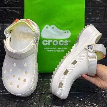 Купить Крокс  Classic Hiker White/Citrus Clog  в наявності