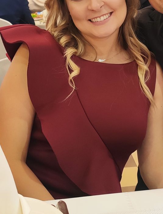 Sukienka midi wesele studniówkę sylwestra true Violet Zalando