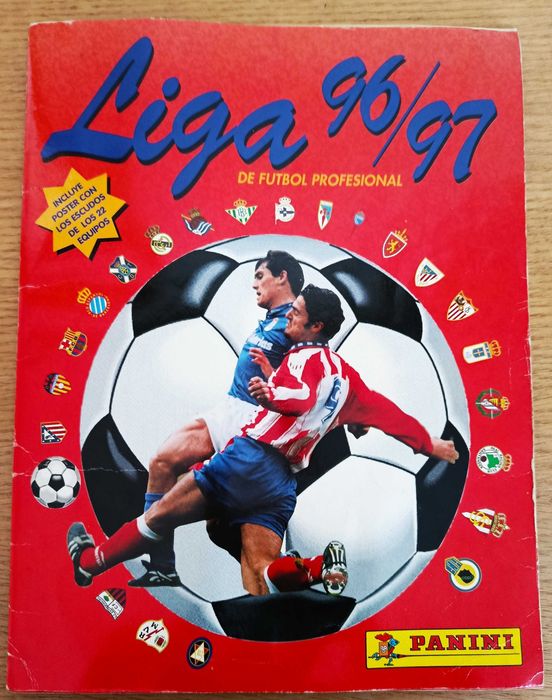 Caderneta cromos Panini 96-97 La Liga - Espanha