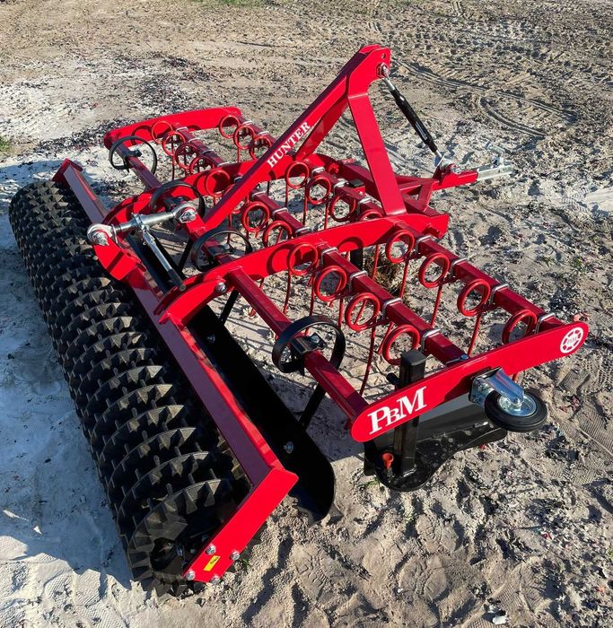 Równiarka podłoża, niwelator, chwastownik, włóka do łąk, 2.0 m gumowy