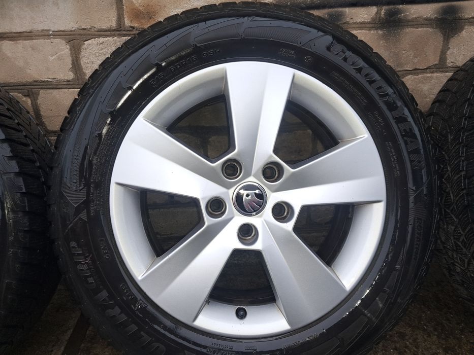 Продам орег.диски Skoda Superb 5 112 R  16+зим резина GOOD VEAR,21 рік