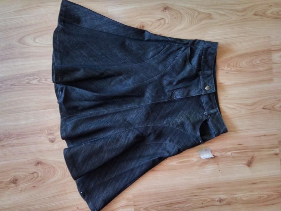 Spódniczka Czarna Jeans