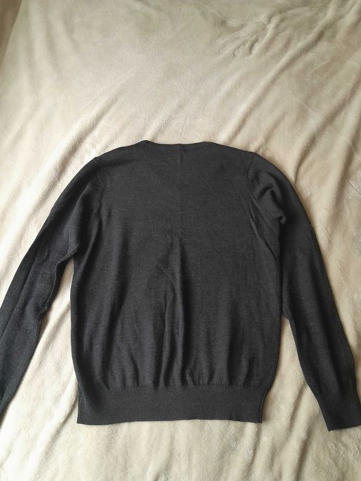Ciemnoszary sweter 50% MERINO Dunnes