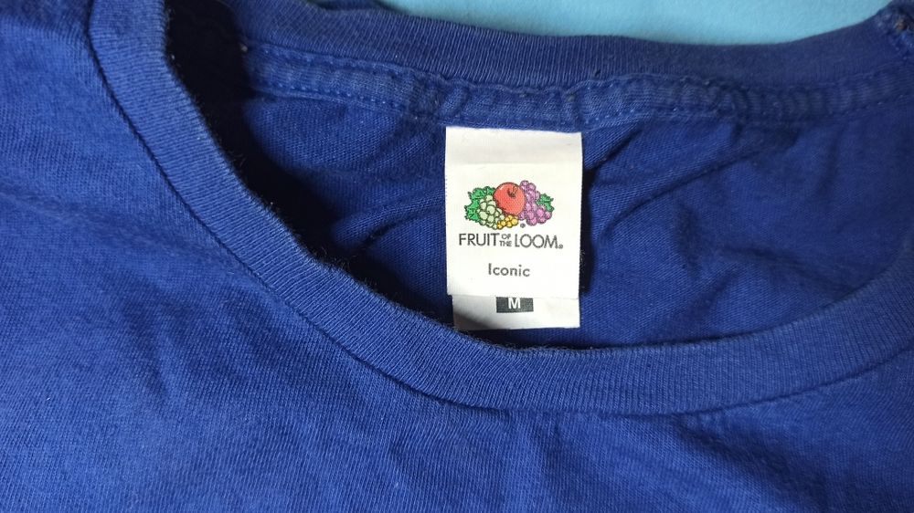 KAFTKA M Fruit od the LOOM T shirt Blue exclusive edition