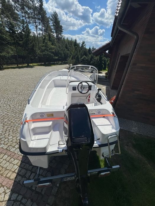 Łódź HR 460 Fishing Suzuki 50 KM 2024 +przyczepa Brenderup