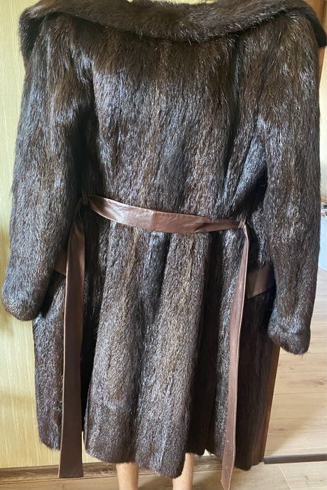 Шуба из меха нутрии