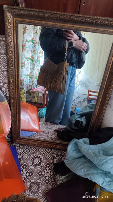 Продам сумку натуральний замш