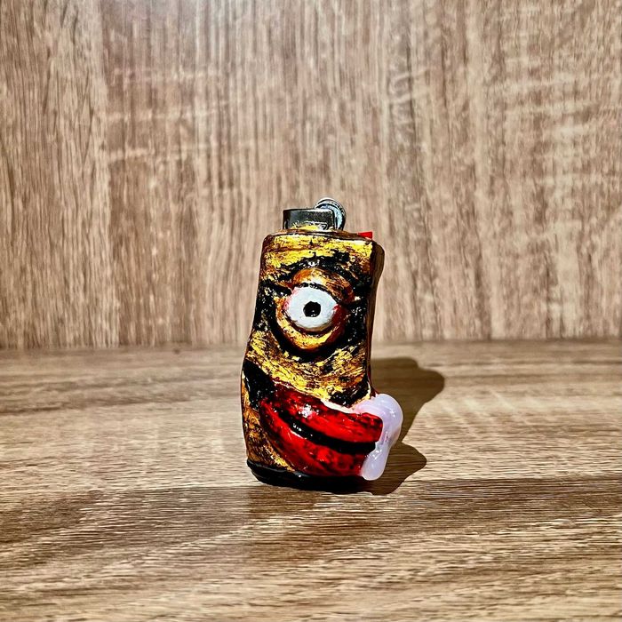 Isqueiro Decorativo Personalizado Estilo Dark / Arte