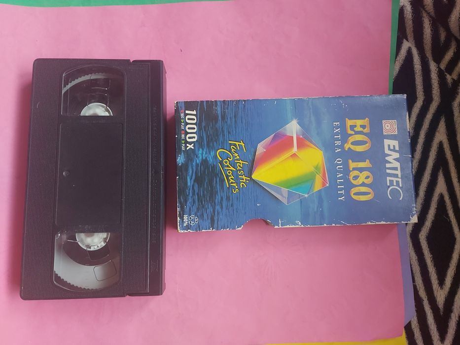 Kaseta VIDEO stara różności 1990rok