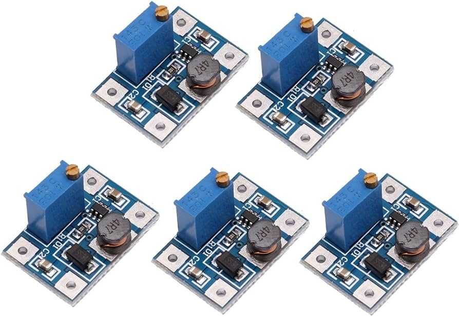 Step-up Regulador Tensão Ajustável SX1308 2A DC-DC - DESCONT QUANTIDAD