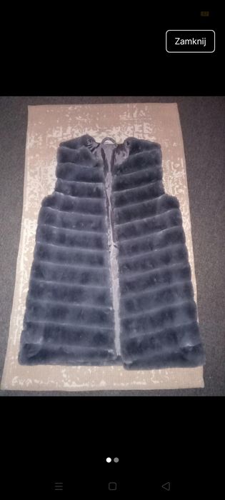 Bezrękawnik damski.