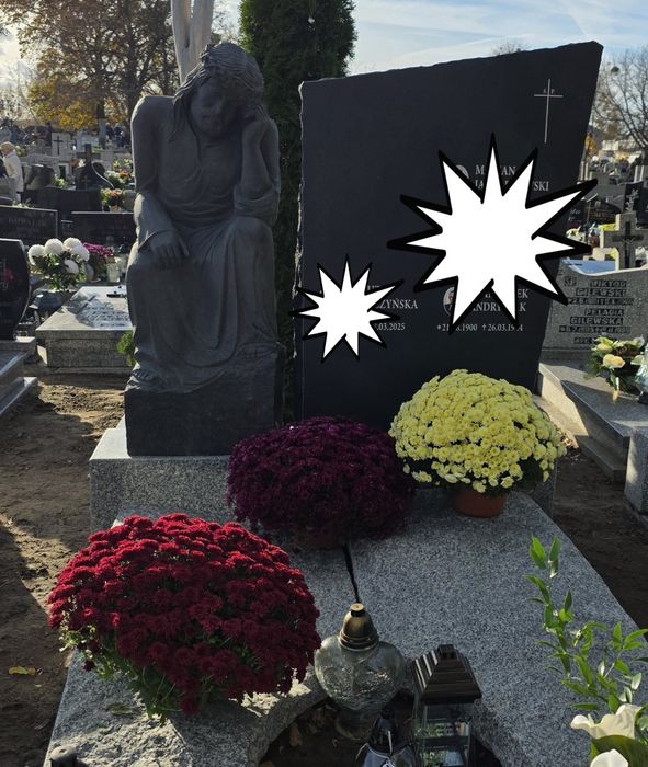 Nagrobek , pomnik skałkowy artystyczny