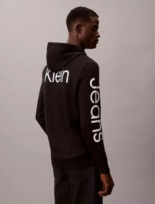 Худі Calvin Klein Jeans Fleece Vertical Logo Classic Zip Hoodie оригінал Л , M кофта