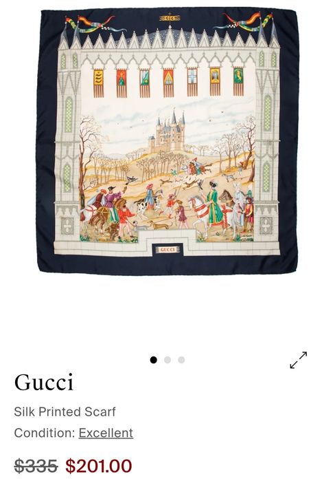 Платок шарф хустка Gucci