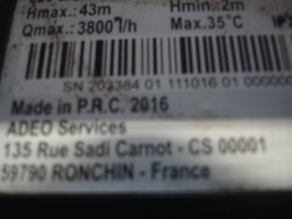 Vende bom de agua completa