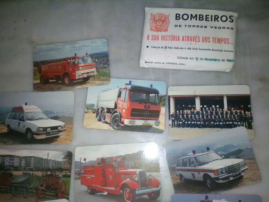 Colecção de 25 Fotos História dos Bombeiros Voluntários Torres Vedras