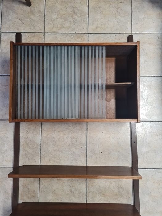 Regał ścienny,modułowy,palisander,Dania lata 60,vintage,mid-century