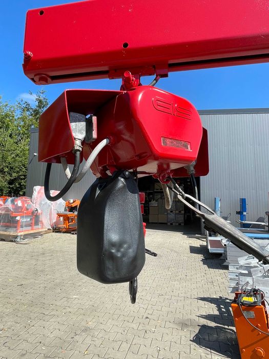 Mini dźwig Żuraw Steinweg Bocker MK- 300 do murowania silki bloczków
