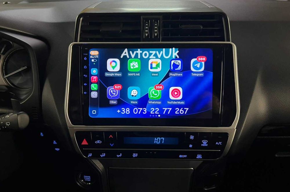Магнітола PRADO 150 Toyota GPS USB Тойота Прадо 150 CarPlay Андроїд 16