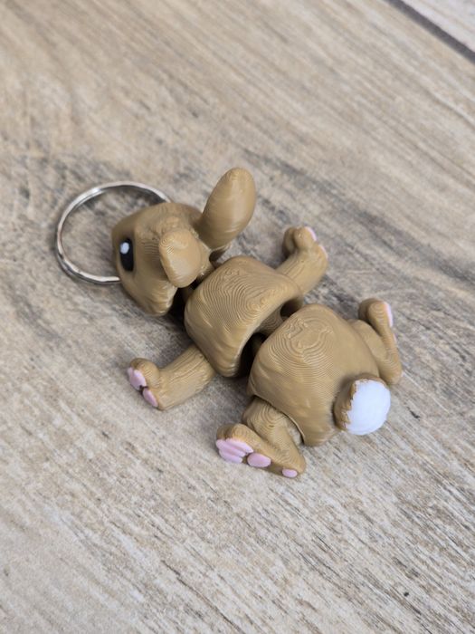 Breloczek Królik 3d - Brelok Druk3d fidget Keychain mixGadzet