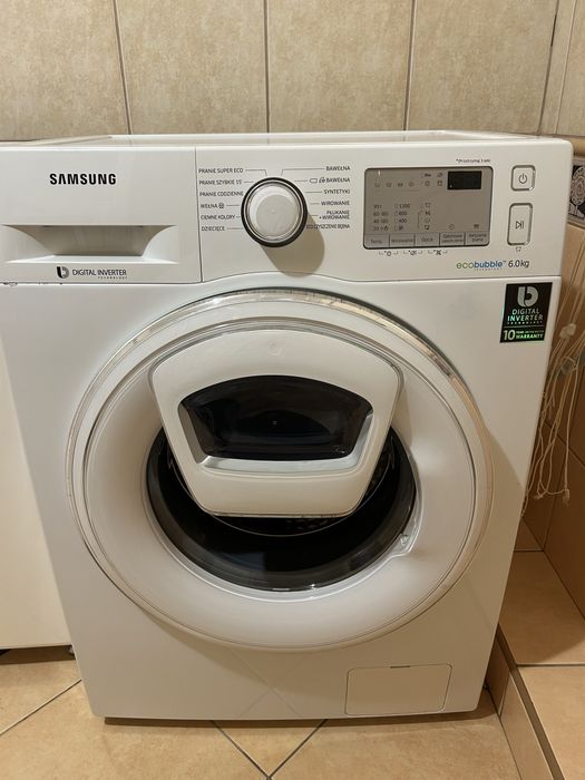 Sprzedam pralkę Samsung eco bubble add wash 6 kg