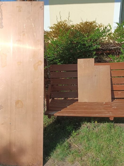Blacha miedziana 2 m x 0,6 m x 1,2 mm