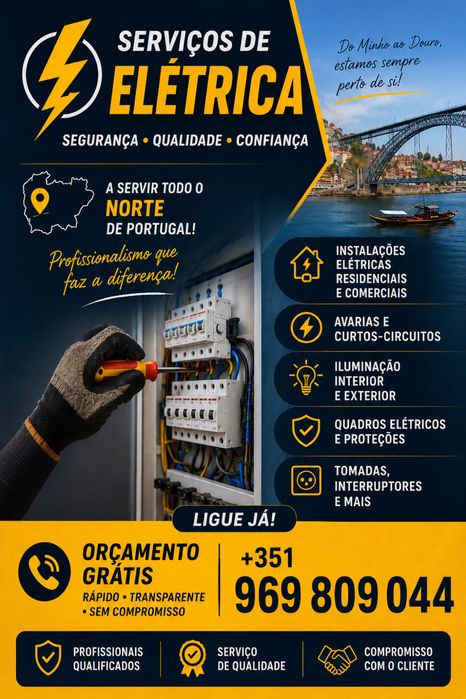Eletricista-serviços de elétrica