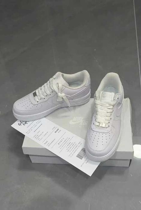 Nike Air Force 1 One All White 36