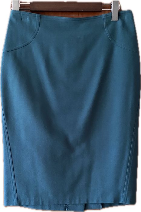 Spódnica, morska zielń/niebieski, Salco