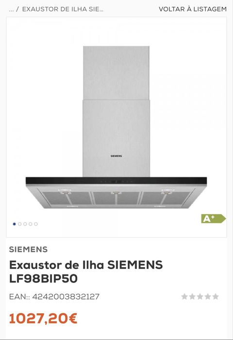 Exaustor de ilha Siemens
