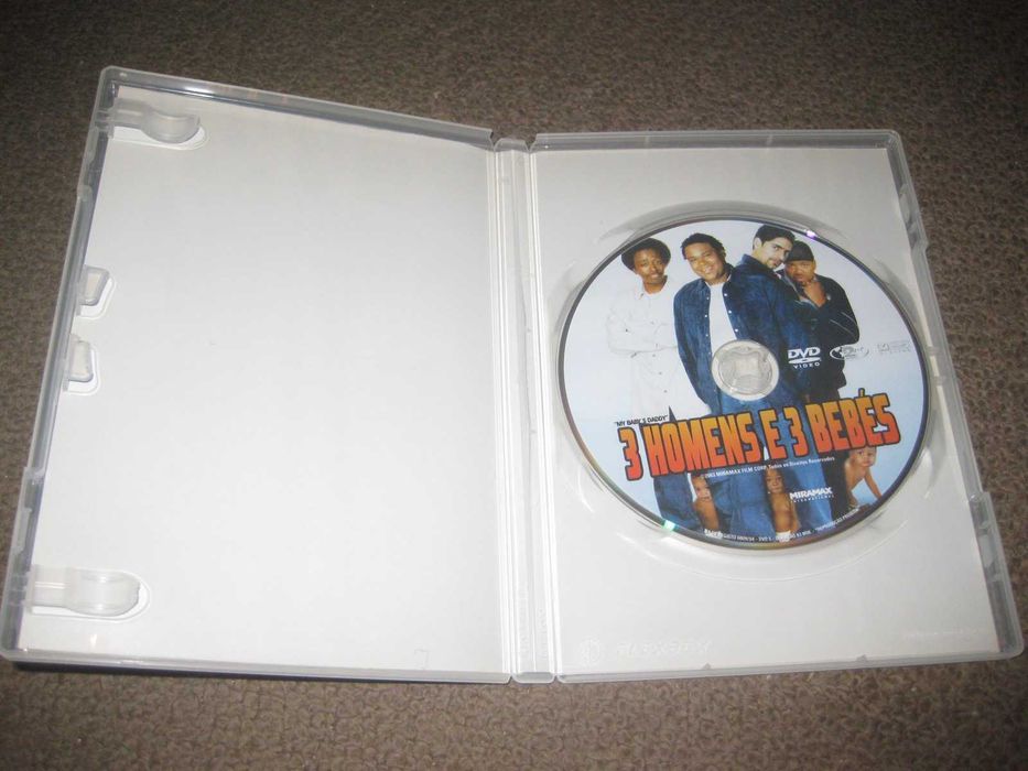 DVD "3 Homens e 3 Bebés" com Eddie Griffin