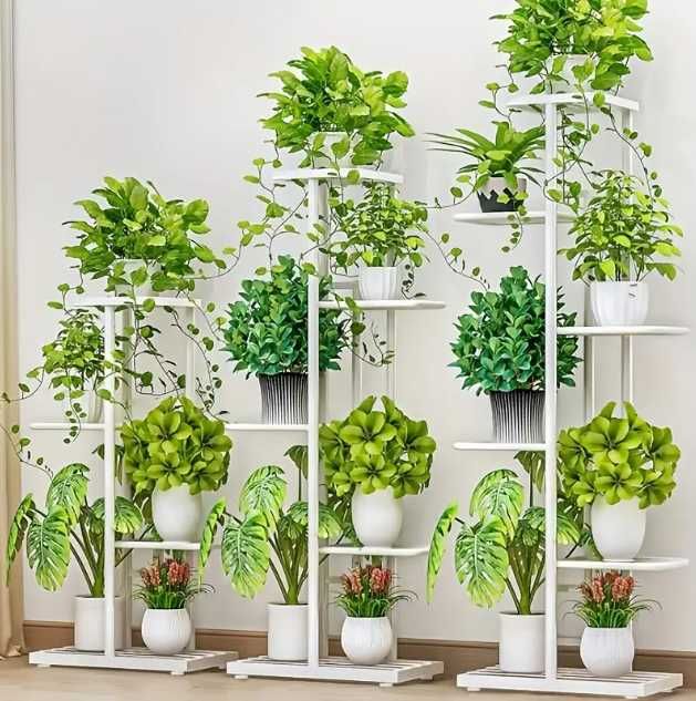 Подставка для цветочных горшков полка на 6 полок этажерка для цветов