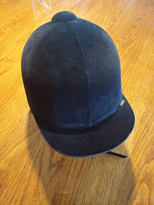 Toczek jeździecki rozmiar 61 zamsz