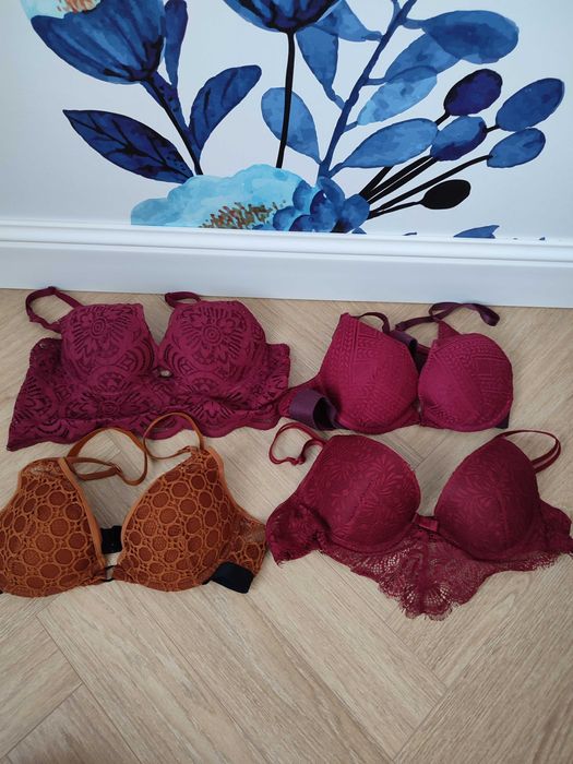 Biustonosz koronkowy, 75B, Etam, 4 szt.