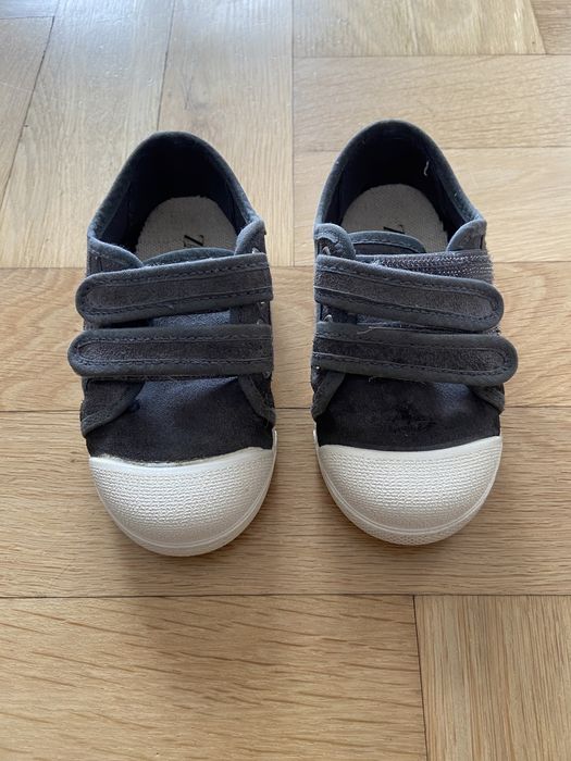 Szare trampki skorzane zara 22