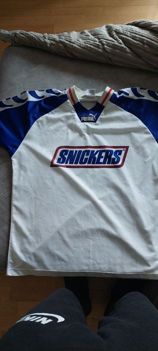 camisola puma snickers retro dos anos 90