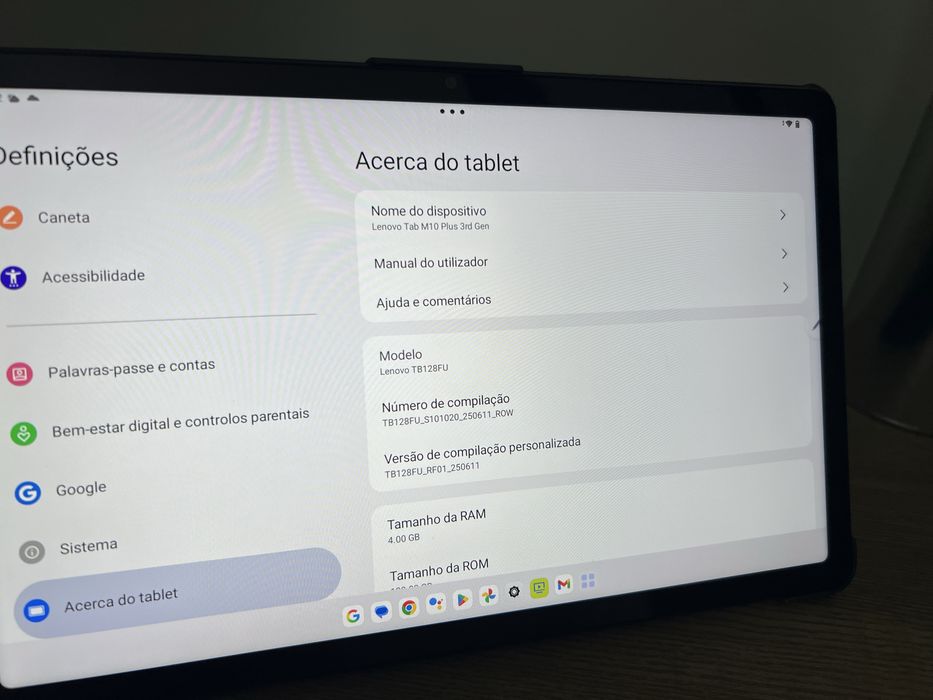 Tablet LENOVO M10 Plus 3rd Gen com Caneta + Capa