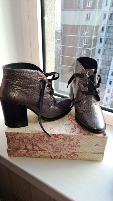 Чобітки шкіряні Італія