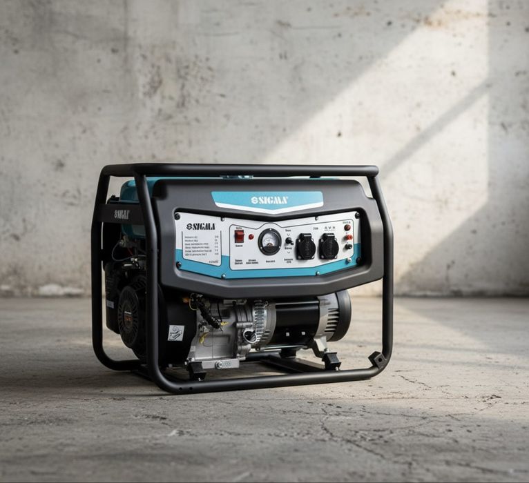 Генератор бензиновий 5.0/5.5кВт 4-х тактний ручний запуск SIGMA