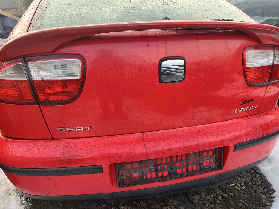 Części Seat Leon 1, 1.6 16V LP3G -klapa lampy,drzwi,zwrotnice,fotele,,
