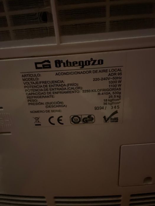Aparelho de climatização (bom de calor/AC)