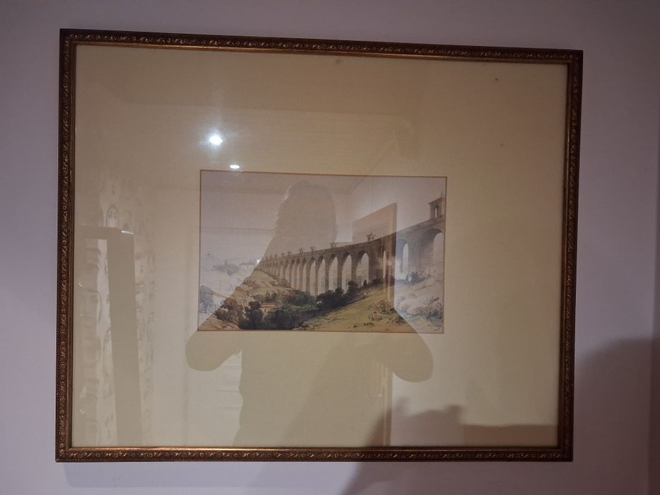 Quadros com paisagens de Lisboa antiga