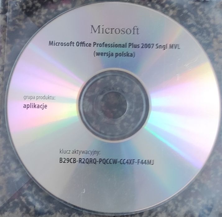 Microsoft office plus 2007.