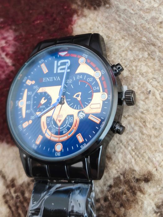 Relógio Geneva aço inoxidável como novo